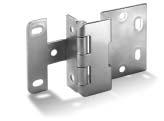 SPECIALTY HINGES Female No. 1474 Left hand shown Male PLAIN STEEL FLAG HINGES Part No. Assembled Length Leaf Width Leaf Thickness Pin Diameter NHPS836* 2.00.68.050.130 NHPS1474LF 2.37 1.20.060.