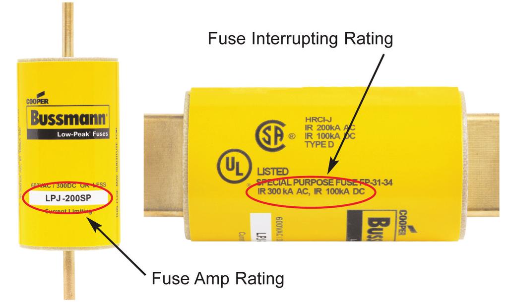 The specific type of overcurrent protection necessary for a device to safely endure a short-circuit event can only be determined by testing that device in combination with a specified overcurrent