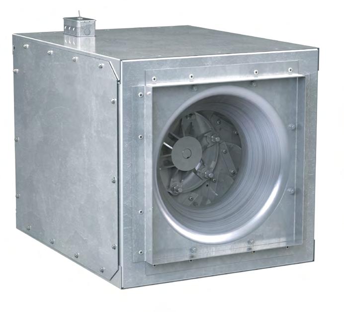 SQUARE INLINE CENTRIFUGAL FANS Overview DSI BSI Twin City Fan & Blower s Model DSI direct drive and Model BSI belt driven square inline fans are specifically designed for duct applications handling