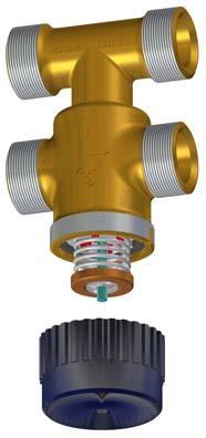 APPLICATIONS AND USE Micra valves are employed for the control of chilled and heated water in heating and air-conditioning plants; they are motorized by the MVX and MVR.V electro-thermal actuators.