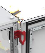 The new 180º hinges are assembled in the same way as the standard hinges