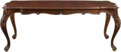 leaf) 347-870 Dining Table (shown with one leaf down) 126" 18 1 4" THE LOST WAX CASTING