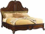V I S U A L I N D E X BEDROOM DINING ROOM 347-133C GRANDE SALON BED 5/0 QUEEN Headboard 74 3 4W x 76 3 4H in. Footboard 68 3 4W x 18H in. Overall length 88 3 4 in.