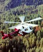 Life Flight of Boise, Idaho uses the MD Explorer to provide rapid air