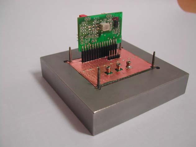 TEST PCB TEST connection Adapter board Test board fixture to ground plane CANH / CANL ESD connection points Figure 2. Test Set up Figure 3.