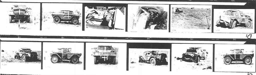 armoured vehicles, During atomic bomb tests.