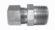 Coupling 3/8 comp x 3/8 FP Connector, Female Flare Compression