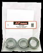 3 517-278-8521 approducts.net AP Axle Kits - Bearings, Races/Cups, Seals and Pins Included (two required per axle) Part # Description Qty.