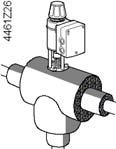 When used as a throughport valve The MXG461B.
