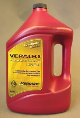 Outboard Engine Oils Verado This oil has been specifically formulated for the increased demands of Verado SuperCharged outboards.