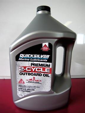 Outboard Engine Oils 2-Stroke Quicksilver Certified TC-W3 designed to meet