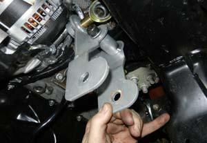 Go through the sway bar drop brackets and then the factory control arm frame pockets from the rear of the vehicle.