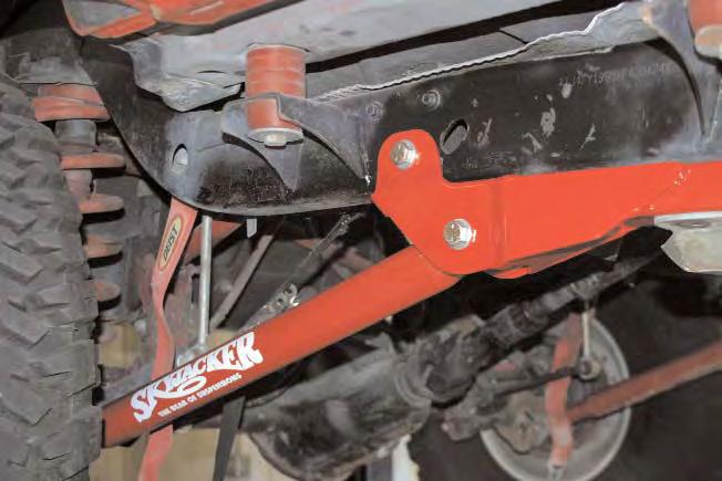Note: The rear upper link brackets feature 2 mounting locations for the upper arms. Arrow in Photo# 18 shows the correct mounting for an 8 lift.