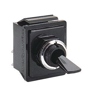 1700 & 1750 Series Key Features Nylon toggle switches atings up to 20, 250V ac Single and double pole ide choice of terminals Choice of circuit options including 3 position pprovals and