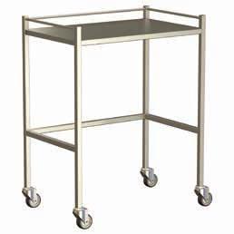 16 Stainless Steel Instrument Trolleys Without