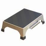 x 342mm (W) STACKING INTERLOCKING STEP STOOL TROLLEY Stainless steel
