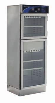 1892 [H]  Audible temperature alarm 2 compartments, 3 adjustable shelves CODE: 137532 OVERALL SIZE