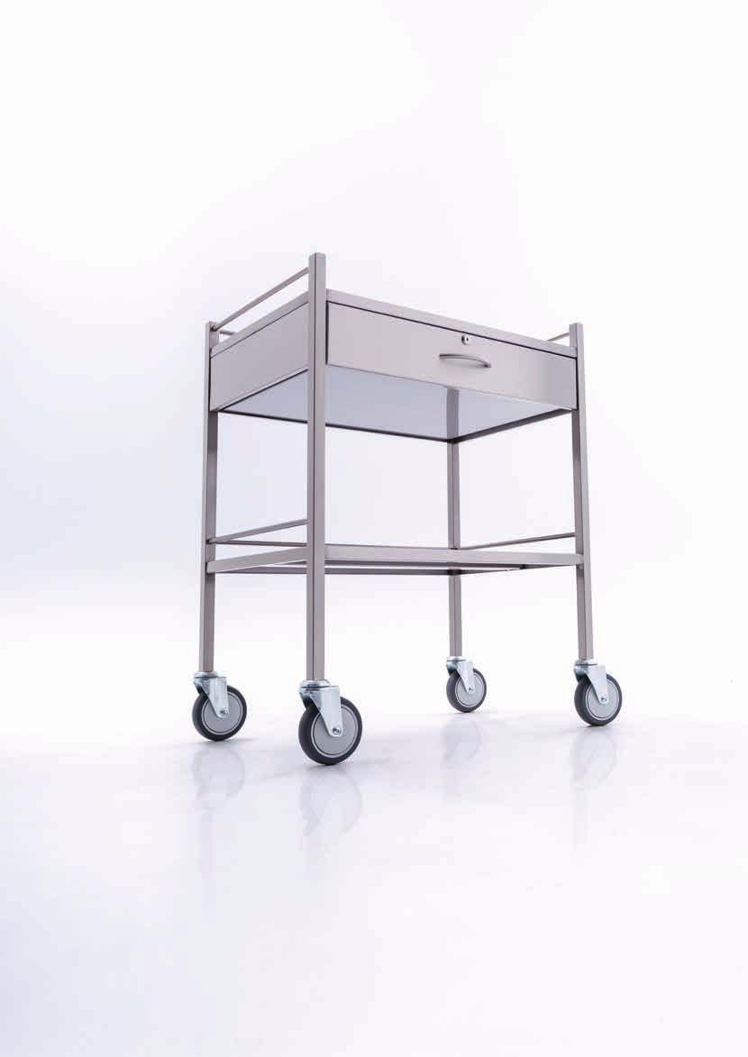 6 Standard inclusions on any Hipac trolley Undershelf Bracing Full undershelf bracing support for all shelves providing maximum stability and strength.