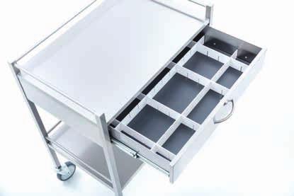 CLINICAL FURNITURE DRAWER DIVIDERS Keep your drawers neat and tidy with Hipac drawer dividers The clear adjustable system lets you customise your drawer as needed without compromising
