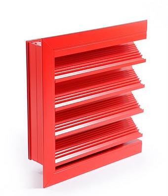 BL HP90 Series BLHP90 Series Aluminium Louvres Aluminium extrusions type 6063-T6 to BS1474 having a minimum thickness of 1.6mm. Mitred frame joints TIG welded for additional strength.