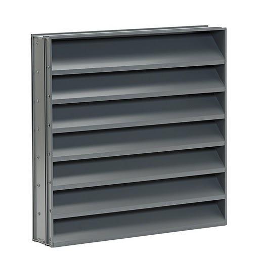 BL 75 Series BL75 Series Aluminium Louvres Aluminium extrusions type 6063-T6 to BS1474 having a minimum thickness of 1.6mm. Mitred frame joints TIG welded for additional strength.