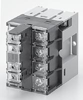 Force-Guided s & Power Contactors Dimensions (12 VDC, 24 VDC) with 4 Poles (mm) Mounting Hole Dimensions Two, M4 45 39±0.2 Four, M3.5 47 Eight, M5 92 70.7 84 Two, M3.5 51.