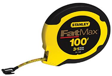 FatMax Long Tapes 680-34-130 100 ft 3/8 in FatMax Reinforced w/ Armor Tape Rules - - # Measuring System 680-33-716 1 16 ft 1 1/4 in Inch 680-33-725 1 25 ft 1 1/4 in Inch 680-33-726 2 26 ft; 8 m 1 1/4
