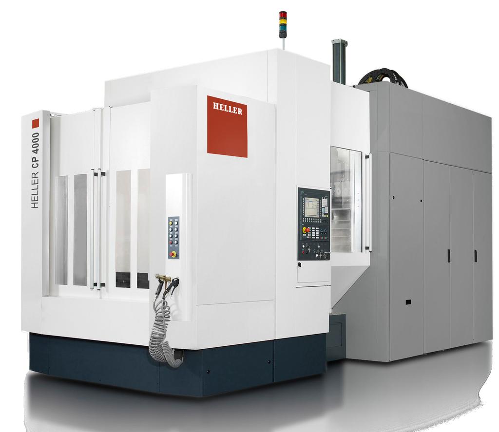12 HELLER Machining Centres The C series Combined Processing The 5th axis provided by the tool makes the C series the perfect solution for 5-axis machining but also for turning operations.
