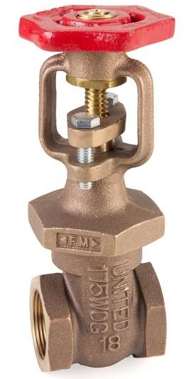 714 S. Main St. Randleman, N.C. 27317 Model 18 Gate Valve Screwed Ends Outside Screw & Yoke UL Listed / FM Approved @ 175 lbs. WOG 200 WOG @ 180 Max Rising Stem MEA Approval 255-93-E *Contains Lead.