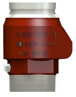 714 S. Main St. Randleman, N.C. 27317 Model 68TXG Threaded Check Valve Male NPT x Groove Connection UL Listed FM Approved *As anti-water hammer check valve for fire pump service only!