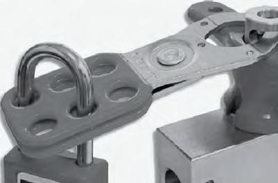 SLV / SSV LOCKABLE BALL VALVES STANDARD AND SUPER STAPLE Spindle removal is impossible when a scissor lock is in place, allowing tamper-proof operation Can accommodate industry