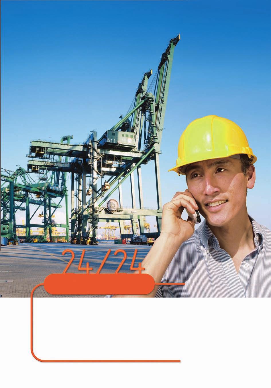 24/24 Repair & Emergency Service Tel: +49 2166 27 2176 Total support round the clock Material handling is a very demanding industry: today cranes need to operate faster and more safely than ever,