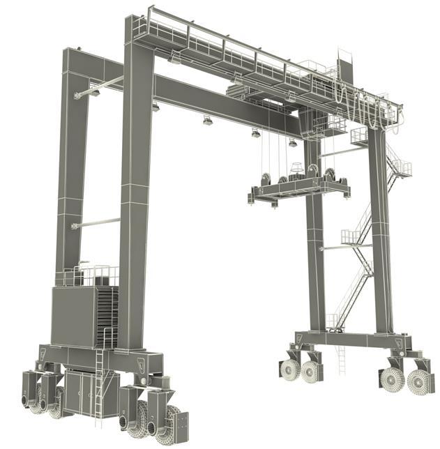 Upgrade and modernisation RTG-crane heightening Modify main hoist Extend ropes