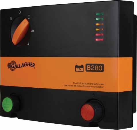 One fully charged 12 volt 100 amp hour battery will operate for approximately 8 days on high power, 14 days on low power Compatible with a 40W Solar Panel May be ordered as a Solar Package (AFR700)