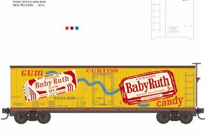 N & Z Baby Ruth Nestlé Series Accepting Pre-Orders thru February 28th This summer will mark the beginning of our newest series featuring 7 prototypical Baby Ruth