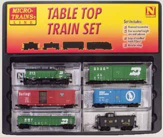 Line! See Page 10 Exciting New Limited Editions expanding the missionn of the N Scale Collector Set includes BN SW1500 loco, 4 cars, caboose and