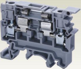 SCRW CLAMP TRMINAL BLOCKS FUS TRMINAL BLOCKS CSFL4U CSFL4U(L) These Terminal Blocks are used in electrical and control systems which require fuse protection.