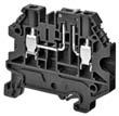 Disconnect Terminal Blocks Model XW5T-S4.0-KD 1 tier, 1:1 Appearance and internal wiring Applicable wire sizes NOMINAL CROSS SECTION 4.0 mm 2 Minimum conductor cross section solid 0.