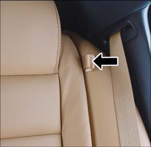 Push the heated seat button a third time to turn the heating elements off. Once a heat setting is selected, heat will be felt within two to five minutes.