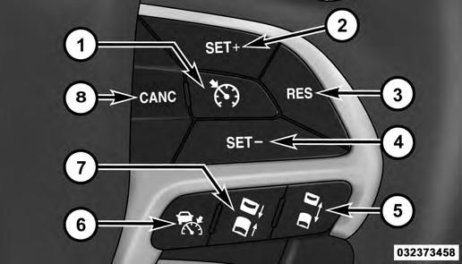 134 UNDERSTANDING THE FEATURES OF YOUR VEHICLE Adaptive Cruise Control (ACC) Operation The speed control buttons (located on the right side of the steering wheel) operates the ACC system.