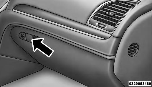 186 UNDERSTANDING THE FEATURES OF YOUR VEHICLE STORAGE Glove Compartment The glove