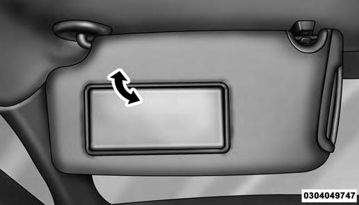 94 UNDERSTANDING THE FEATURES OF YOUR VEHICLE Using the mirror control switch, push on any of the four arrows for the direction that you want the mirror to move.