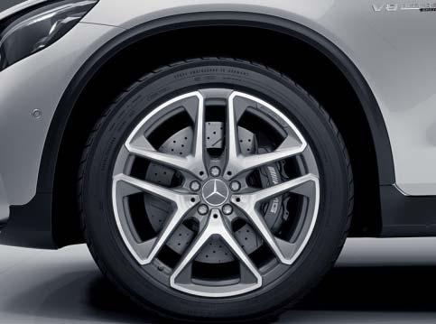 GLC Wheels & Tires GLC 63 S 4MATIC+ Standard 20 AMG 5-Twin--Spoke (RZS) Front: 265/45 Rear: