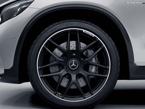 Performance With TireFit 21 AMG Cross-Spoke Forged (RWD) Optional (Only with ADP) Front: