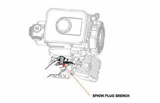 Place the O-ring in the fuel valve, and install the sediment cup. Tighten the sediment cup securely. 4. Move the fuel valve to the ON position and check for leaks.
