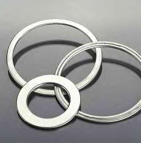 0255 PLANISTEEL gaskets are available in all metals and inserts. M&J gaskets factors Gaskets Material m y (psi) stainless steel 4-6& chrome 2,75 2,75 9.000 9.