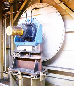 System in a reversible cold mill.