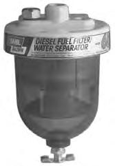 65 & 75 Series Compact Fuel Filter/Water Separators Specifications MODEL 65 Diesel Fuel Filter/Water Separator Flow Resistance:...0.75 In. Mercury Maximum Working Pressure:.