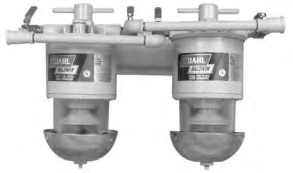 00 Series Diesel Fuel Filter/Water Separators MODEL 00 Diesel Fuel Filter/Water Separator Specifications Flow Resistance:...1.0 In. Mercury Maximum Working Pressure:.
