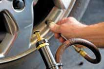 TYRE CARE AND MAINTENANCE CHECK TYRE PRESSURE 1. Check the pressure of tyres once a week. 2. Check the pressure in all tyres including the spare tyre(s) as well. 3.